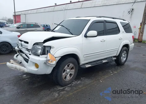 2006 Toyota Sequoia Sr5 V8 z USA, uszkodzony, nr VIN 5TDZT34A06S275490